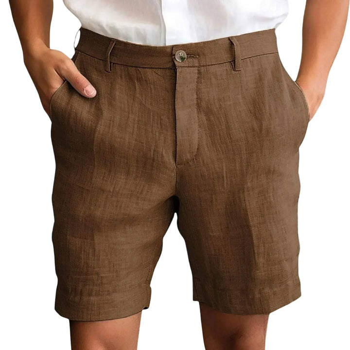 Nestor - Tailored Linen Shorts