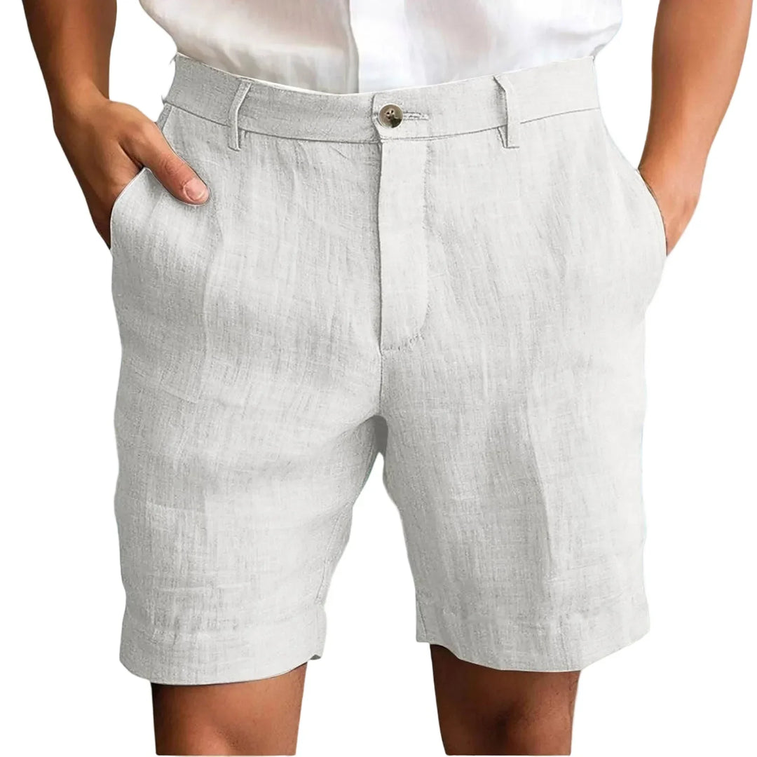 Nestor - Tailored Linen Shorts