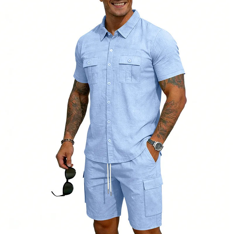 Yarcombe - Breathable Men's Two-Piece Set