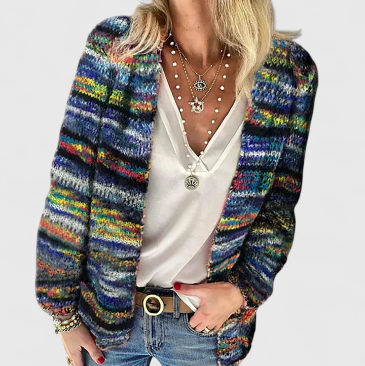 Jarina - Patterned Knit Cardigan