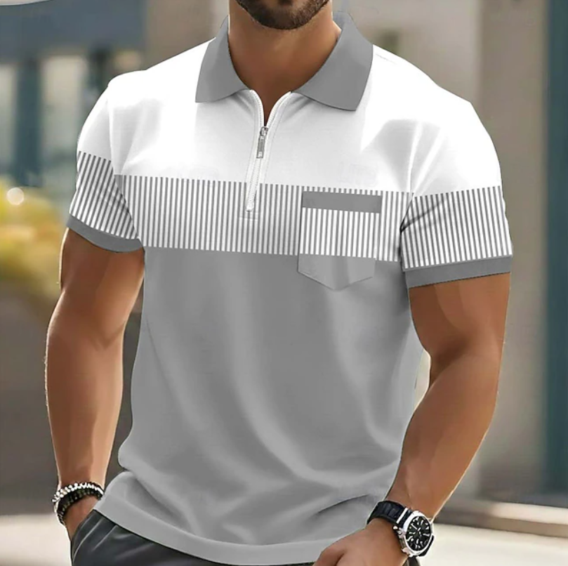 Bexford - Soft-Touch Zip-Neck Polo Shirt