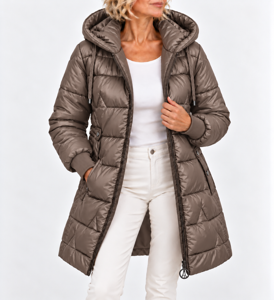 Unaise - Quilted Hooded Jacket