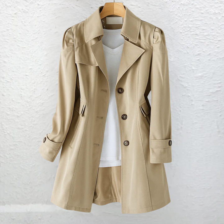 Kaliah - Soft-Touch Trench Coat