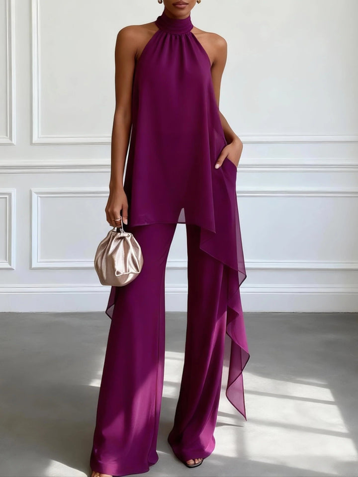 Marita - Halter Neck Two Piece Set