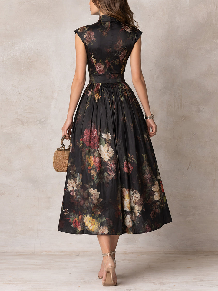 Ulyra - Luxe Pleated Midi Dress