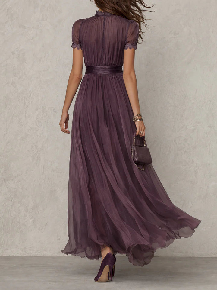 Jacinda - Ethereal Keyhole Maxi Dress