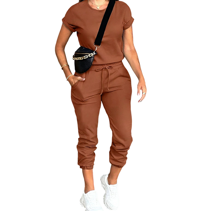 Tovelle - Casual Top and Jogger Trousers Set