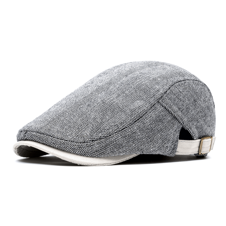 Linus - Textured Flat Cap