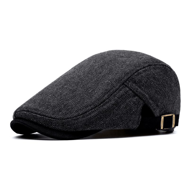 Linus - Textured Flat Cap