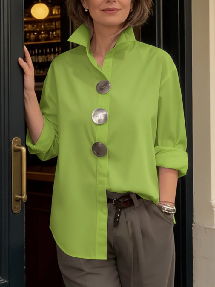 Marisen - Stylish Casual Button Blouse