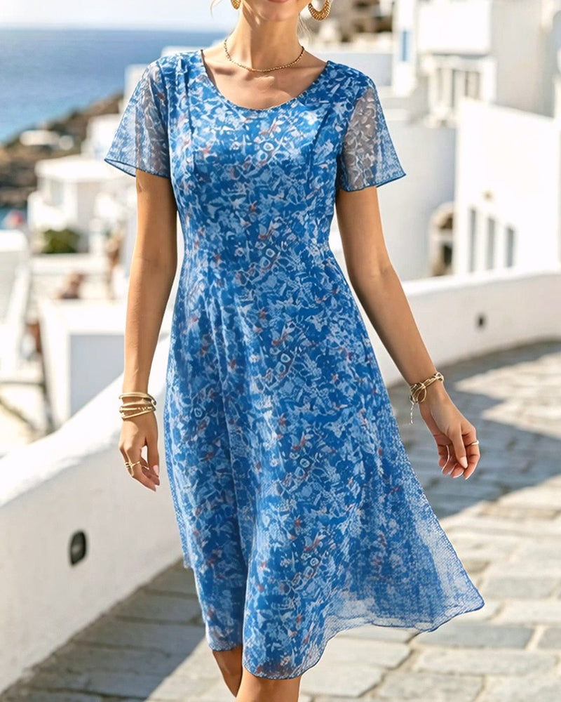 Kynara - Printed Knee Length Dress