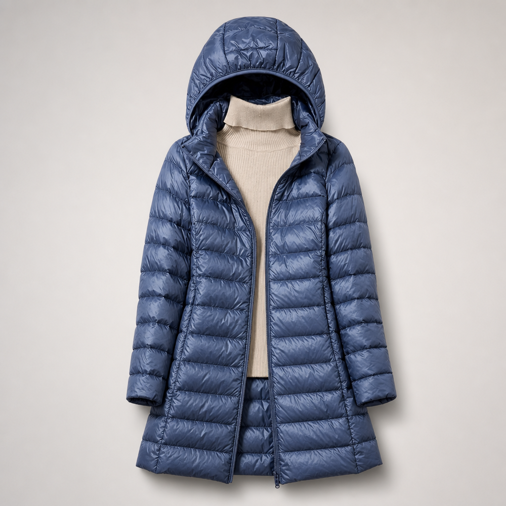 Kaelin - Heavyweight Longline Hooded Puffer Coat