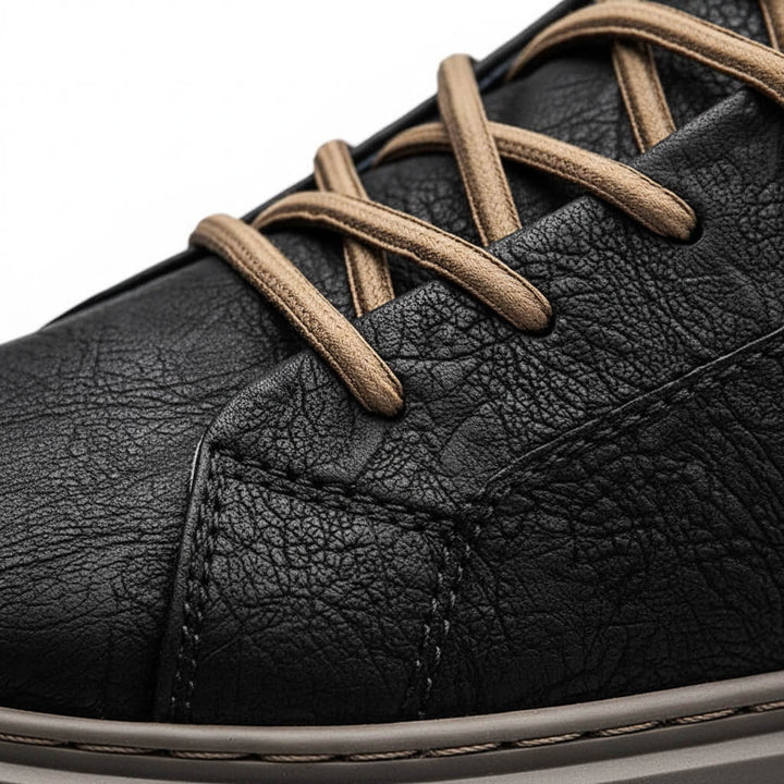Braelon - Textured Low-Top Sneakers