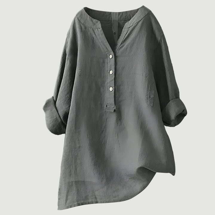 Amber - Airy Linen Blouse