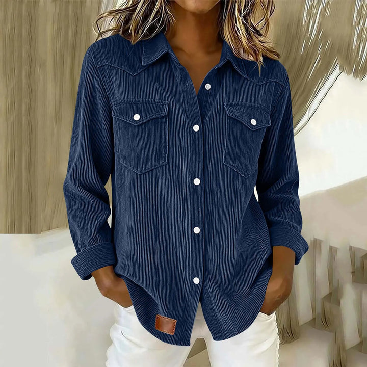 Loredana - Soft-Touch Button-Up Shirt