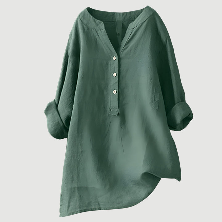 Amber - Airy Linen Blouse