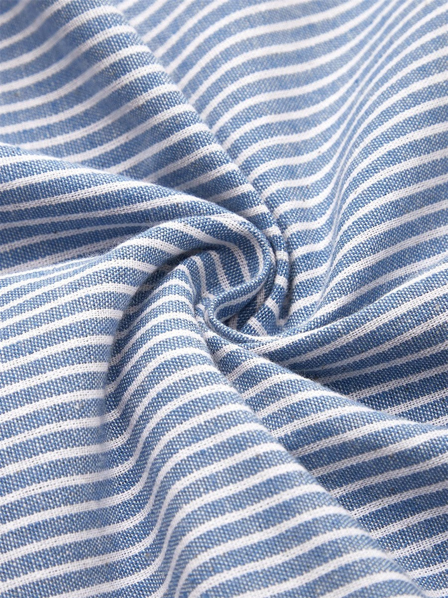 Carmina - Soft-Touch Striped Midi Dress