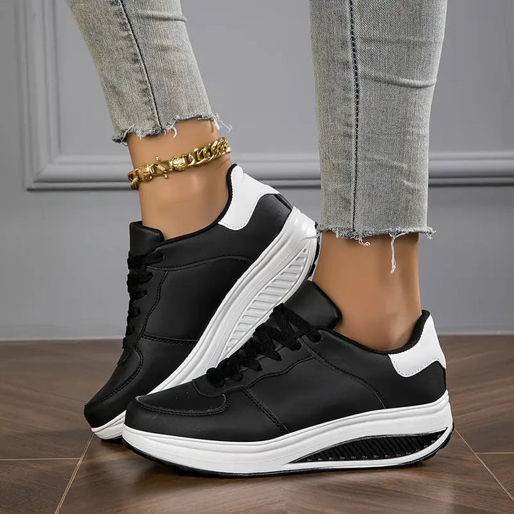 Qira - Platform Lace-Up Sneakers