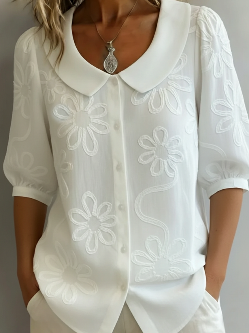Perina - Soft-Touch Floral Blouse