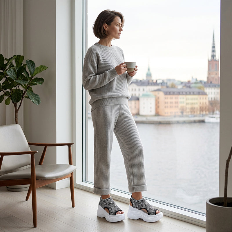 Calina - Platform Open Toe Sandals