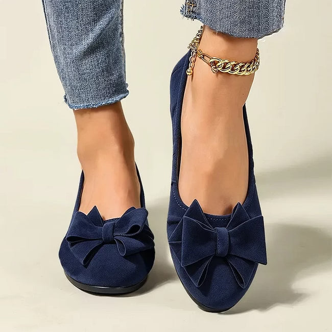 Disa - Bow Detail Comfort Ballet Flats