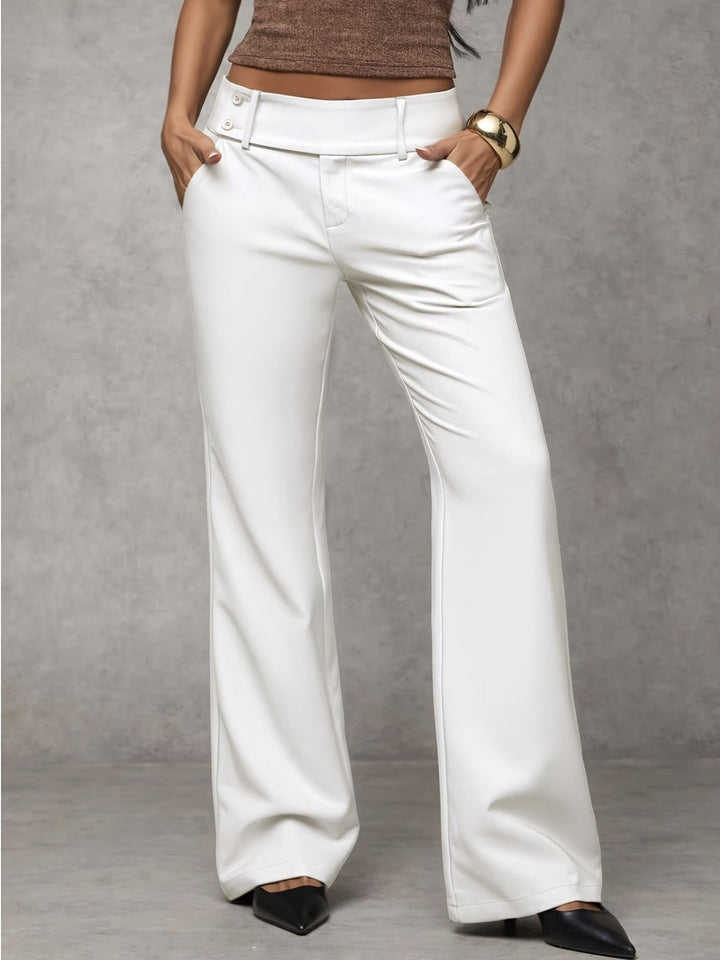 Venetia - Airy High-Waisted Wide-Leg Trousers