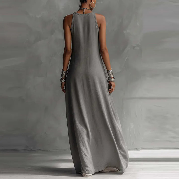 Zarella - Soft-Touch Colorblock Maxi Dress