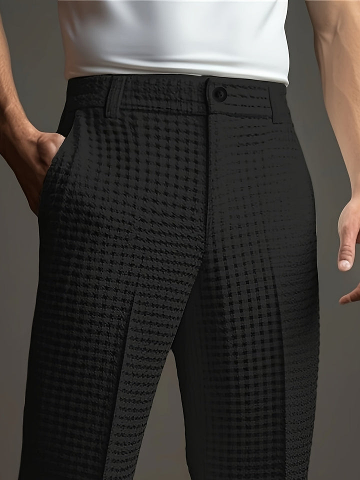 Dartmoor - Textured Straight-Leg Trousers