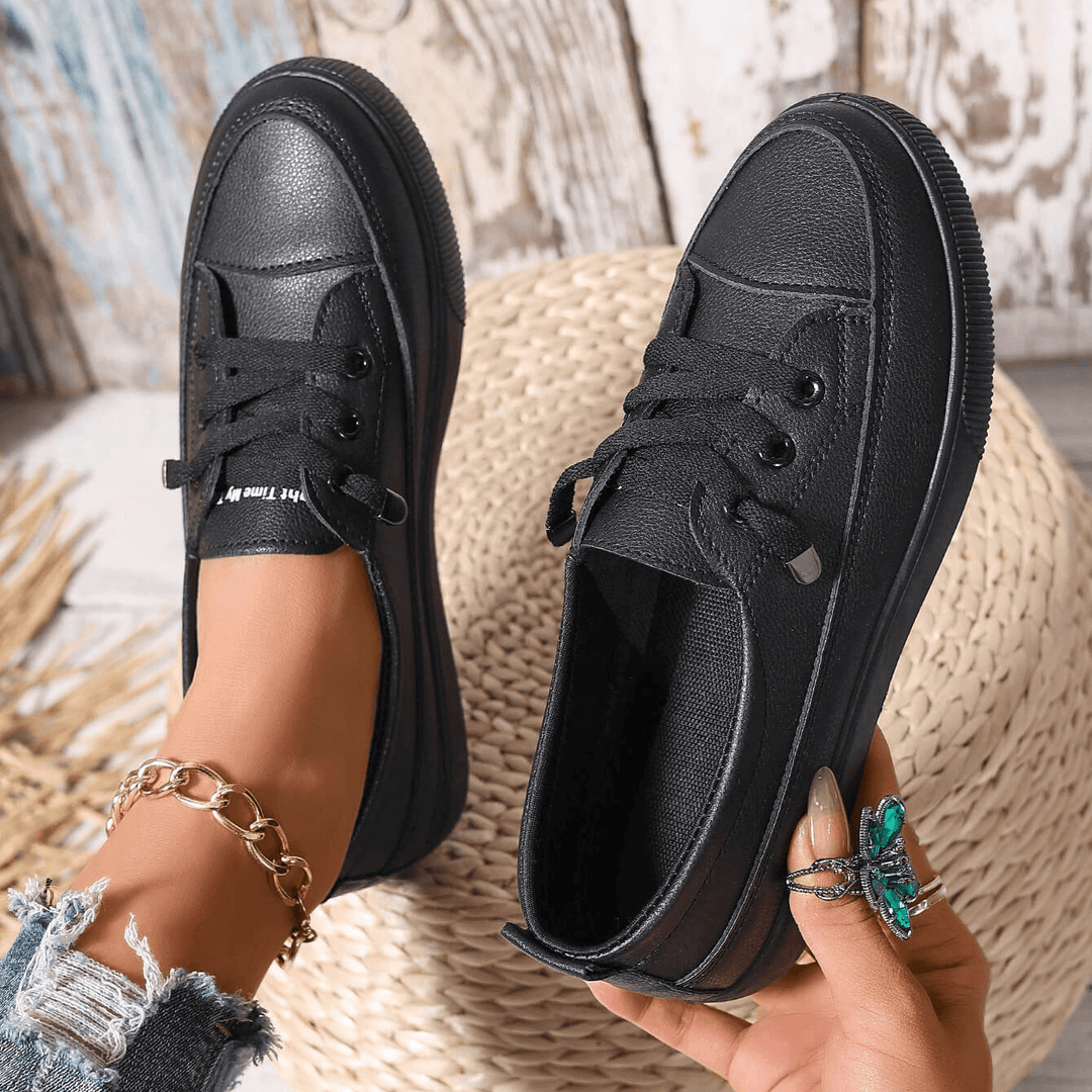Elowise - Cushioned Lace Up Trainers