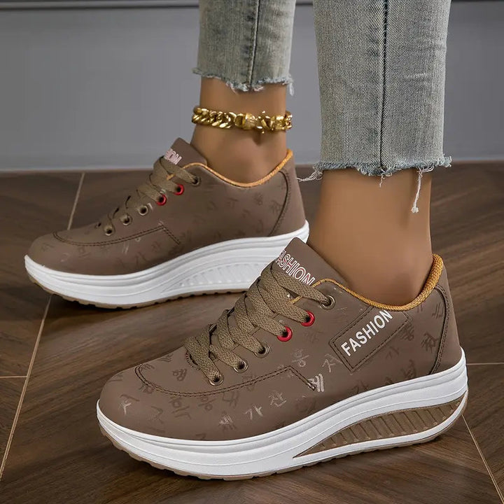 Qira - Platform Lace-Up Sneakers