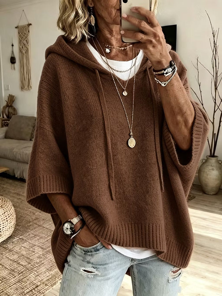 Zoralisse - Cozy Oversized Hooded Sweater