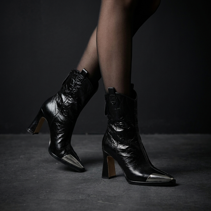 Esmira - Polished Ankle Boots