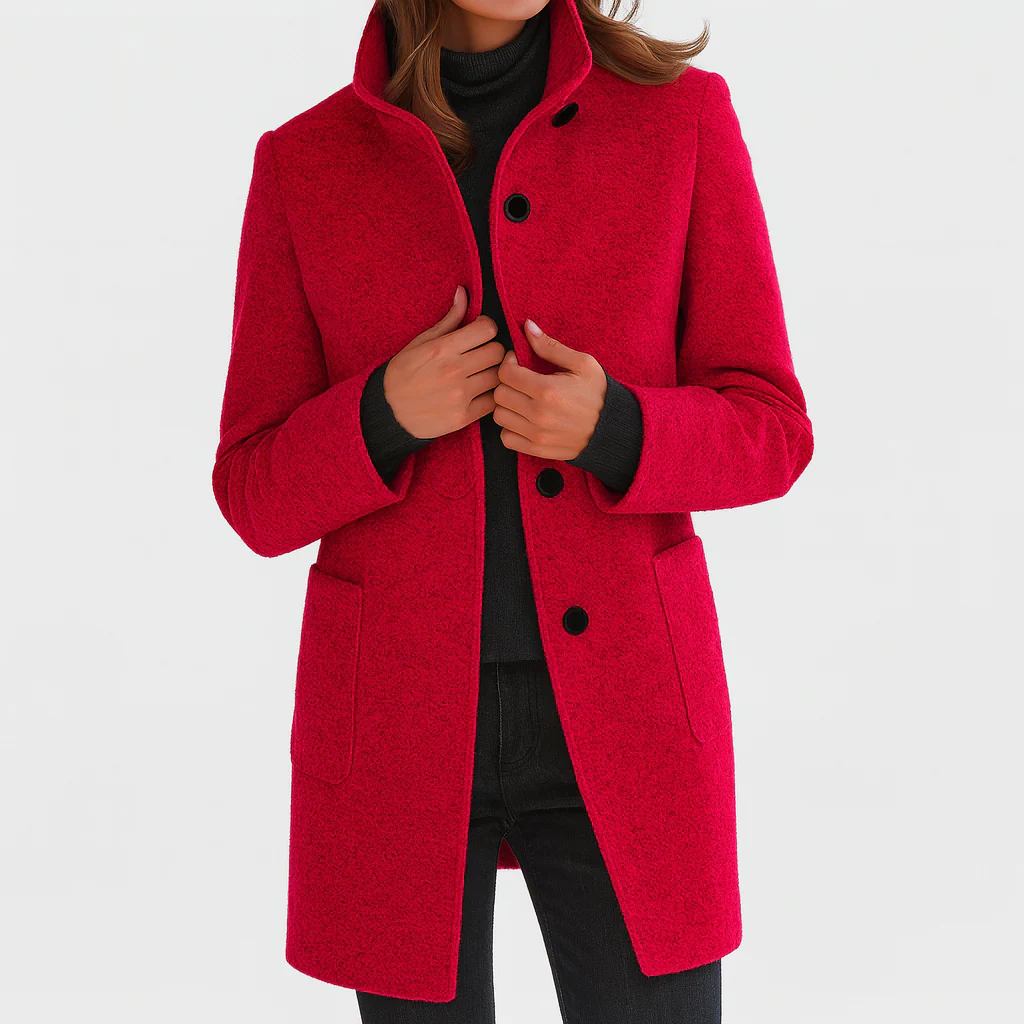 Elanique - Soft-Touch Tailored Coat