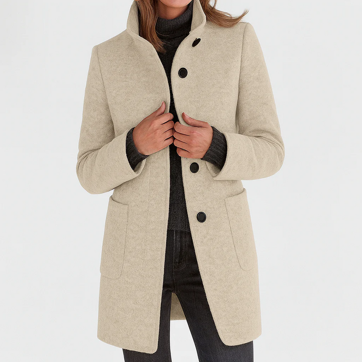 Elanique - Soft-Touch Tailored Coat