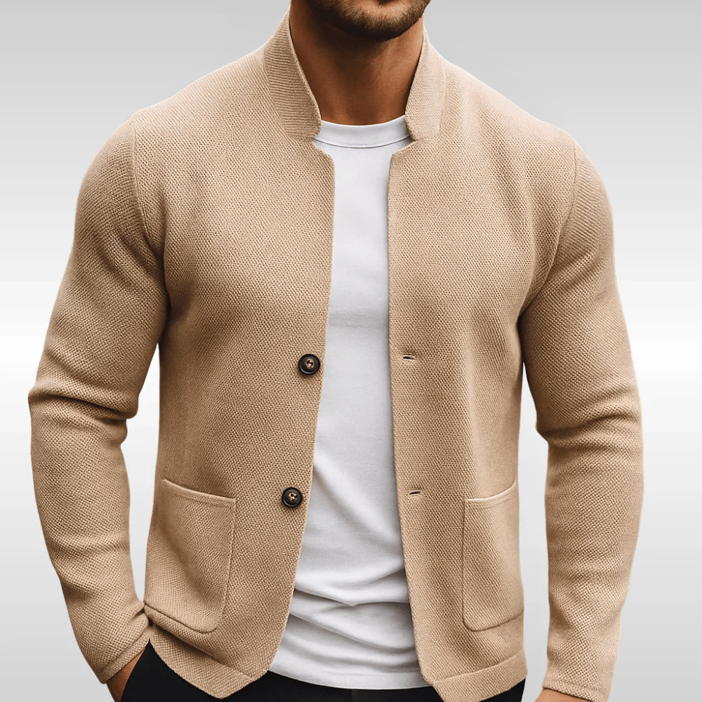 Vornick - Textured Knit Blazer