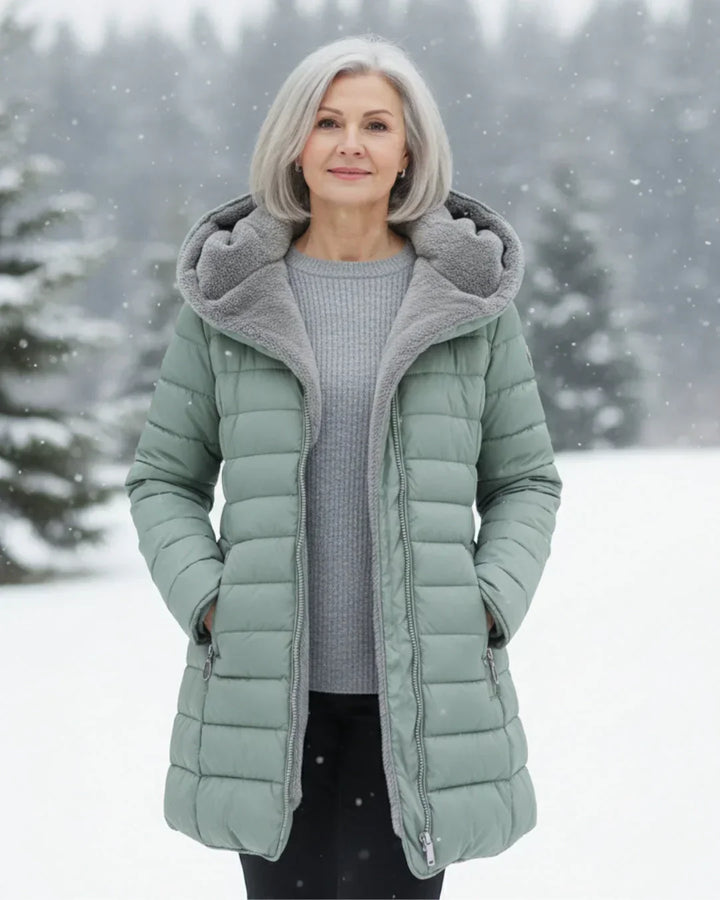 Leni - Warm Lined Hooded Puffer Coat