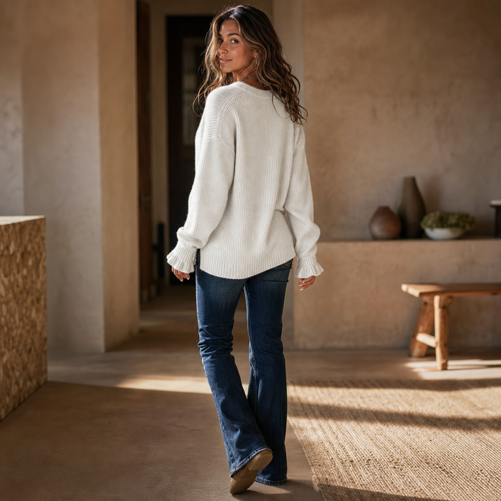 Annelie - Soft-Touch V-Neck Sweater