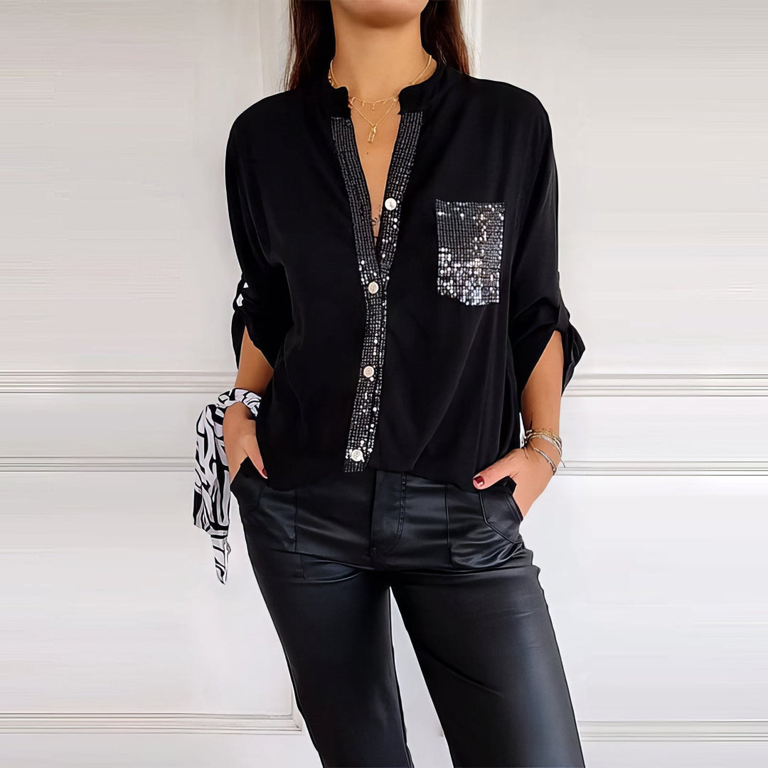 Keviya - Soft-Touch Button-Down Shirt