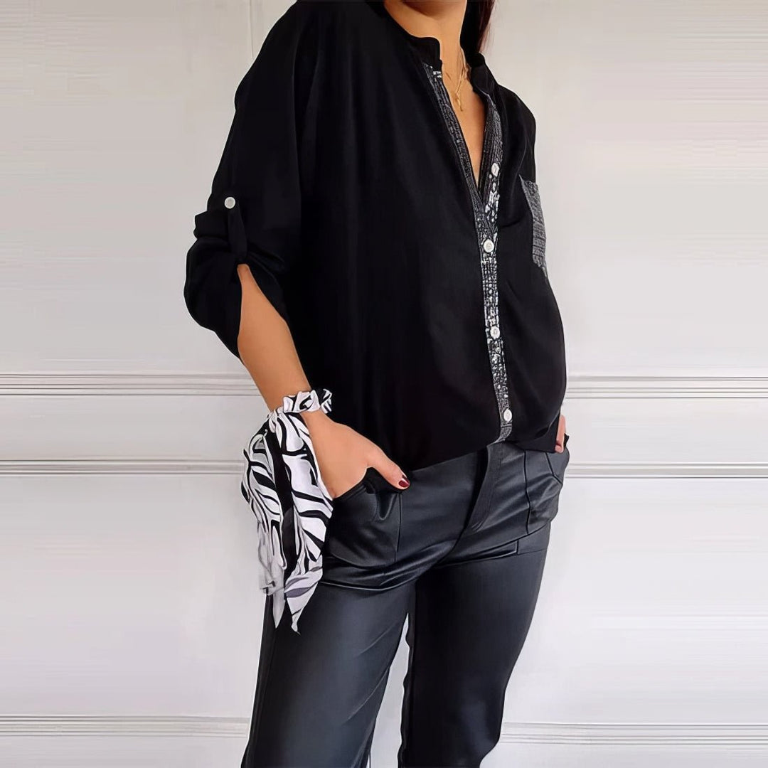 Keviya - Soft-Touch Button-Down Shirt