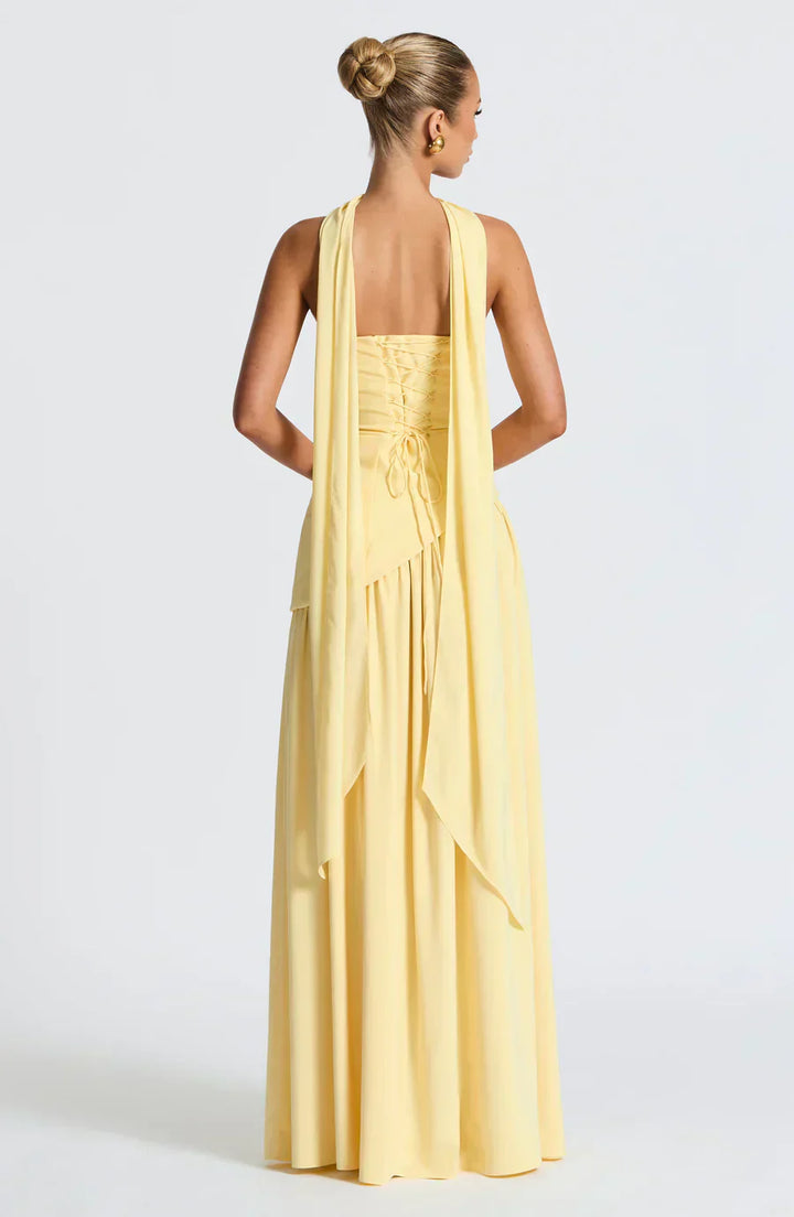 Rynellea - Elegant Strapless Evening Dress