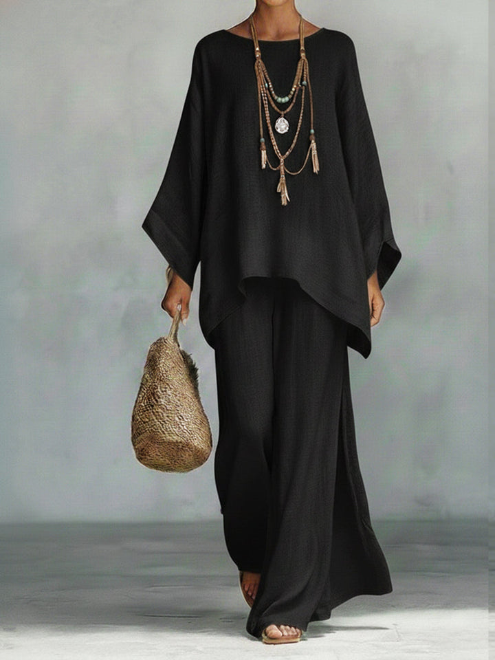 Sanciae - Airy Linen Two-Piece Set