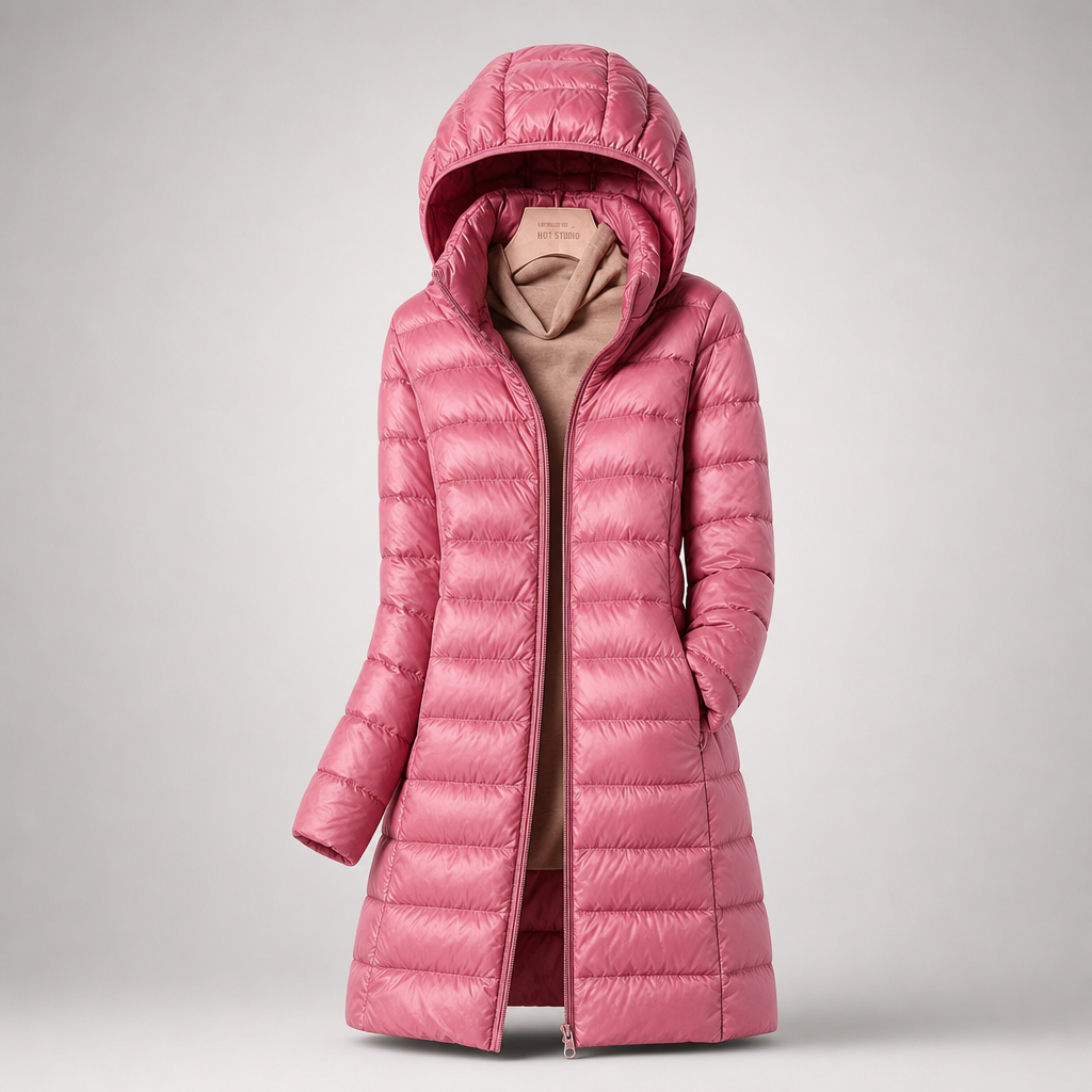 Kaelin - Heavyweight Longline Hooded Puffer Coat