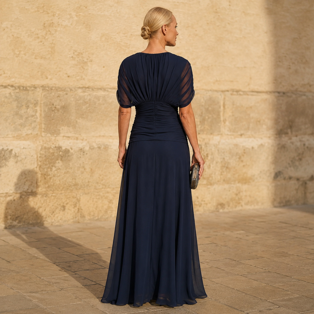 Lileas - Soft-Touch Pleated Evening Dress