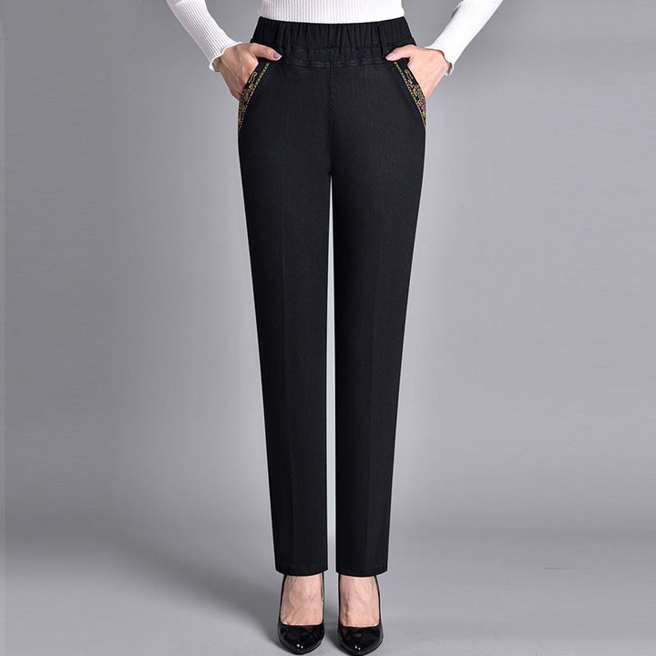 Teliraen - Soft-Touch Straight-Leg Jeans