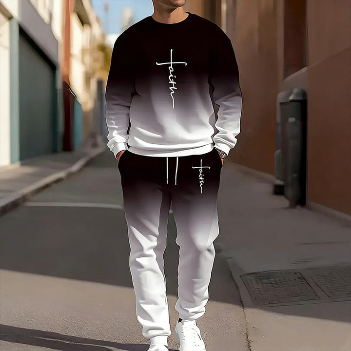 Noryx - Soft-Touch Men's Gradient Tracksuit