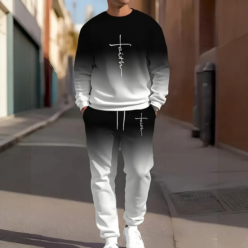 Noryx - Soft-Touch Men's Gradient Tracksuit