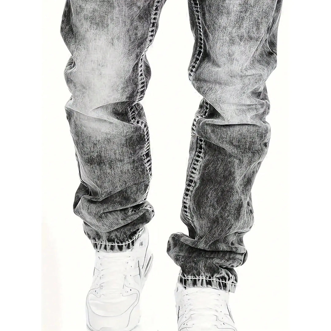 Dario - Vintage Wash Straight Leg Jeans