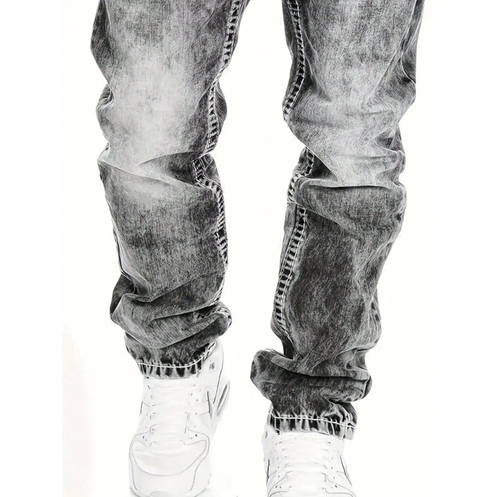 Dario - Vintage Wash Straight Leg Jeans