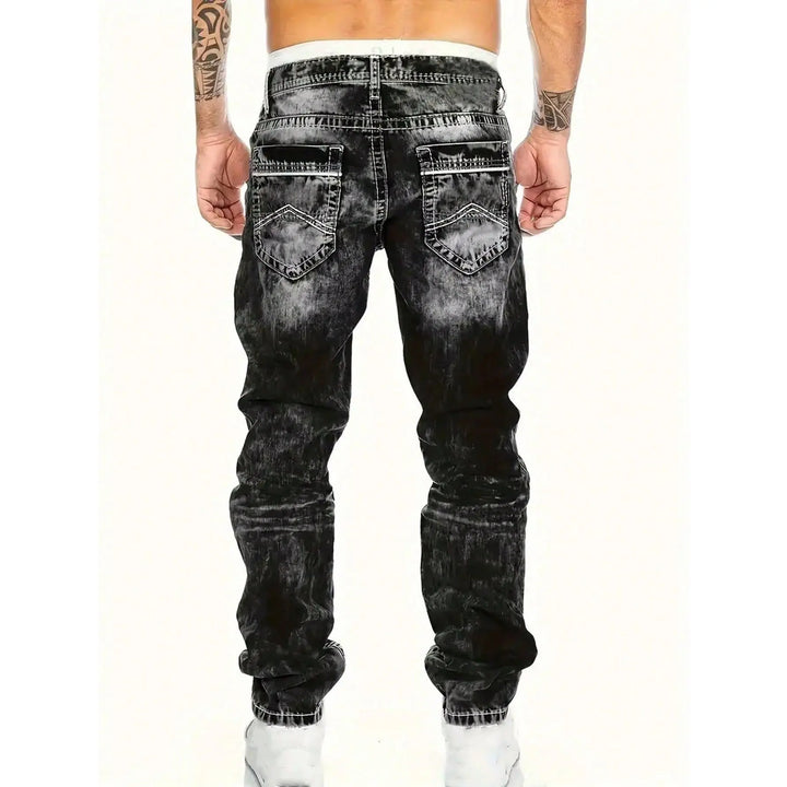 Dario - Vintage Wash Straight Leg Jeans