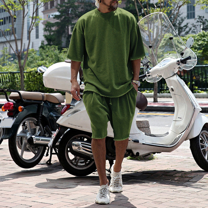 Eamon - Oversized Casual T-Shirt & Shorts Set